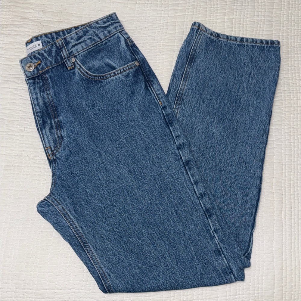 Zara Blue Straight Leg Jeans